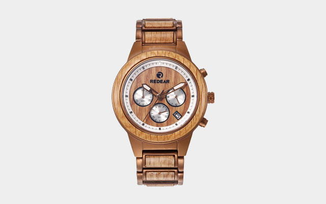 Wood And Stainless Steel Watches