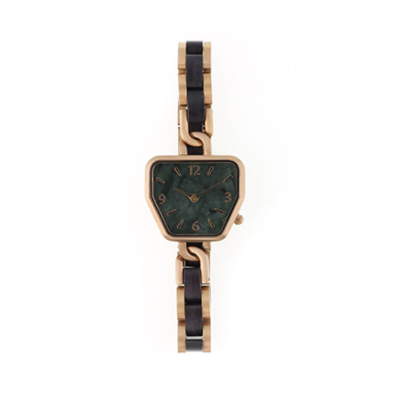 Womens Vintage Style Square Stone Watches