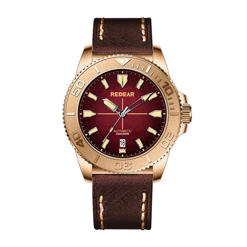 Waterproof Bronze Mechanical Watch