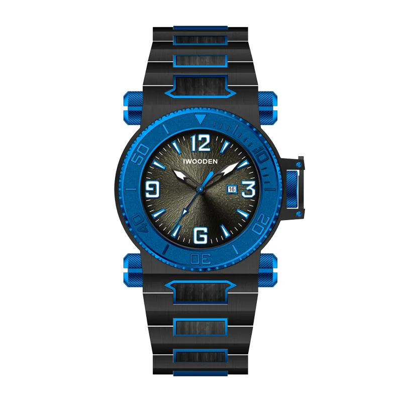 custom calendar quartz watch