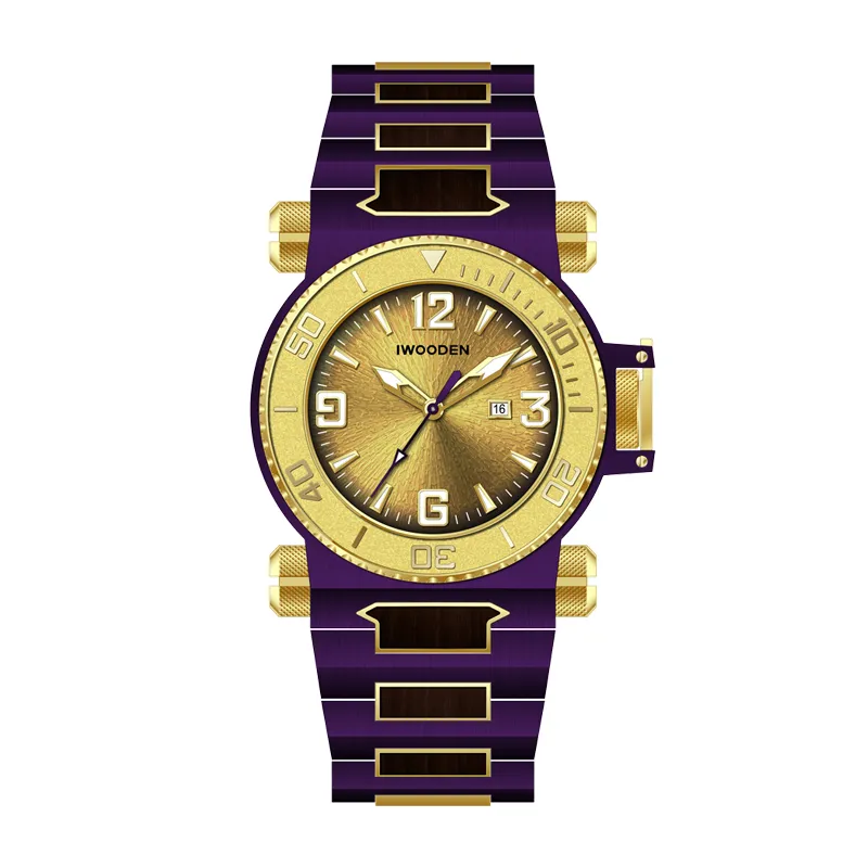 custom calendar quartz watch