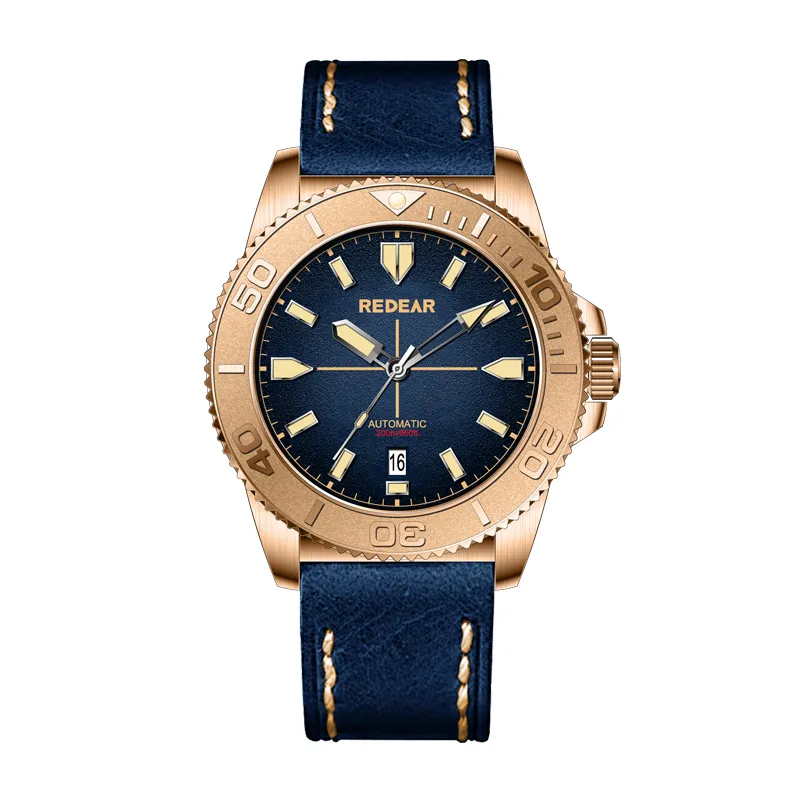 Waterproof Bronze Mechanical Watch