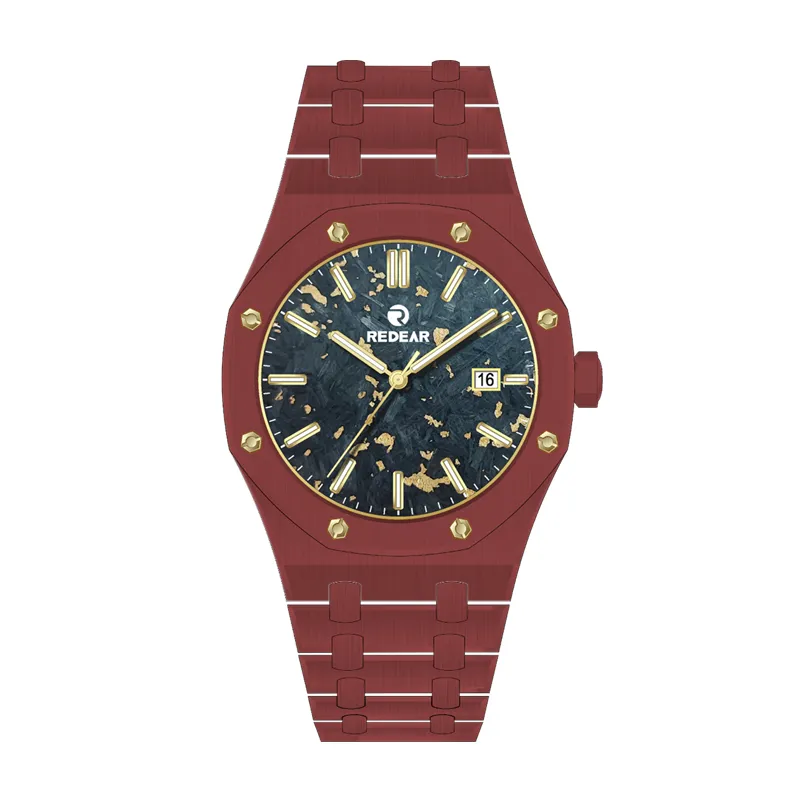 Ceramic Case Sapphire Carbon Fiber Dial Automatic Mechanical Watch