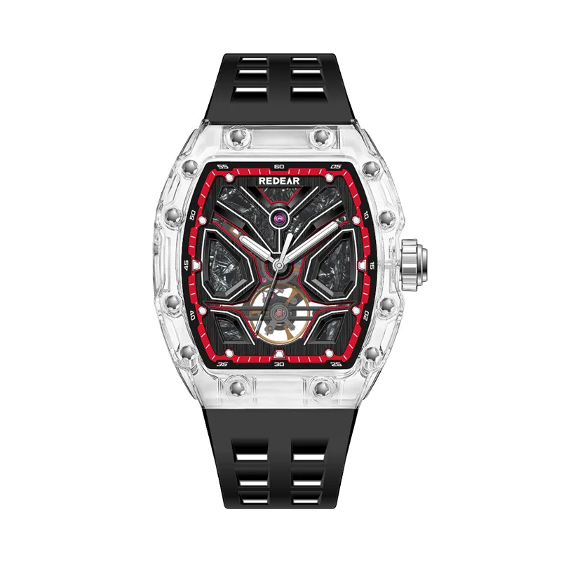 mens carbon fiber mechanical watch