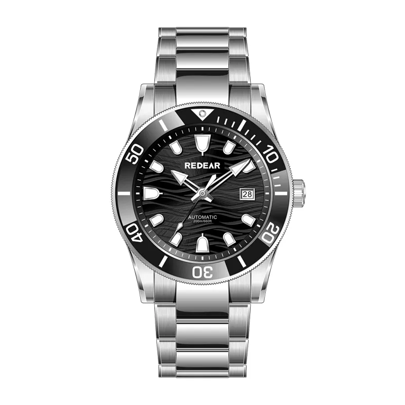 water resistant stainless steel back watch