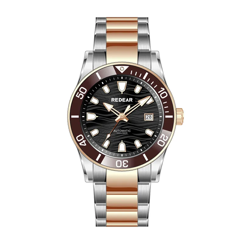 water resistant stainless steel back watch