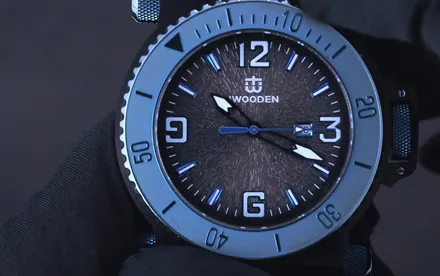 Giant 56.5mm Steel Diver – Superluminova, Hardened Mineral Crystal, Miyota Quartz