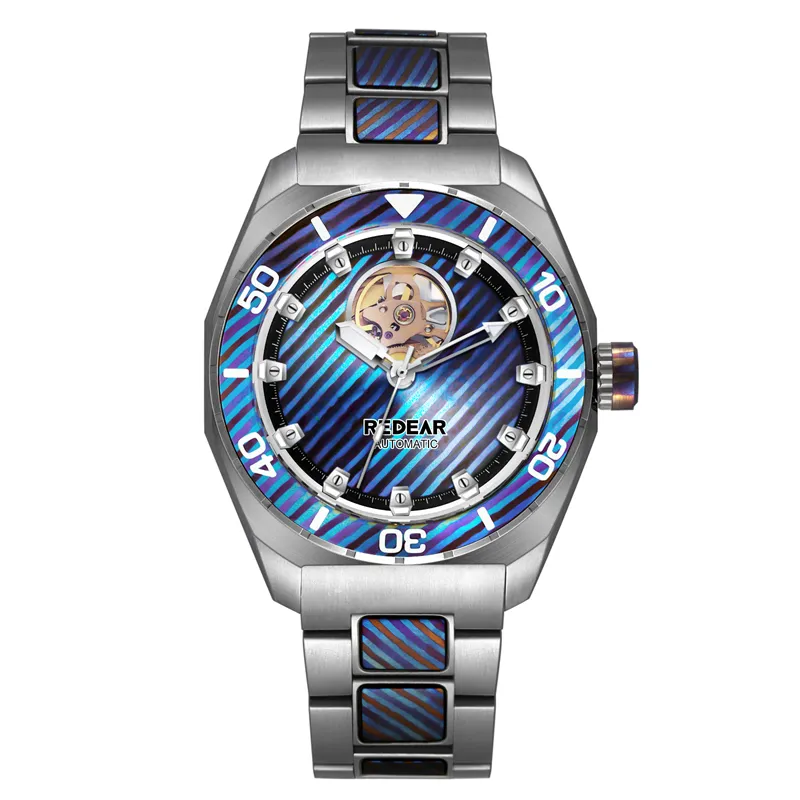 swiss sw200 automatic titanium mechanical watch