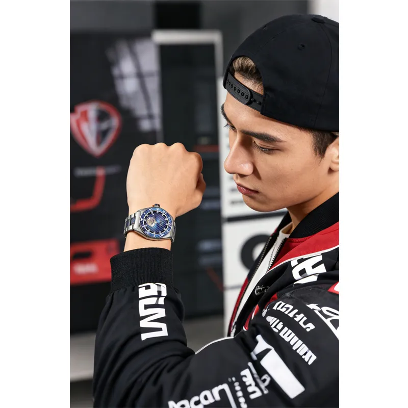 swiss sw200 automatic titanium mechanical watch